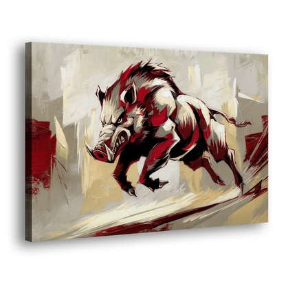 Fayetteville Razorbacks Pride Side - Canvas Wall Art