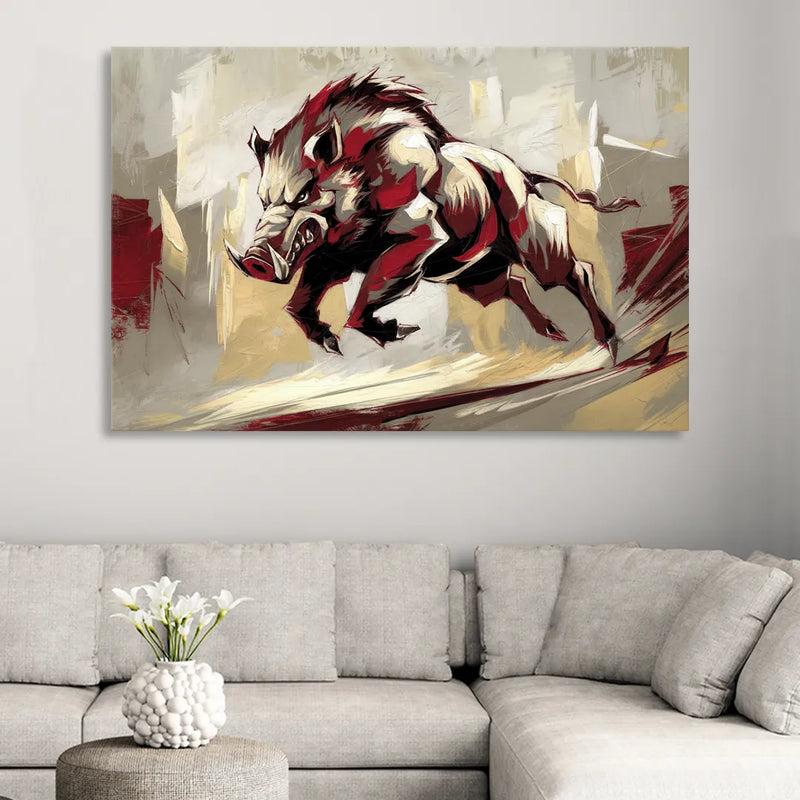 Fayetteville Razorbacks Pride Sitting Room - Canvas Wall Art