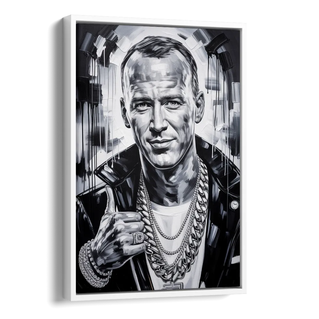 Field General Side - White Canvas Wall Art