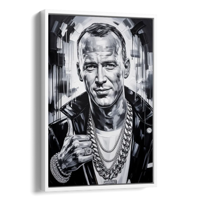 Field General Side - White Canvas Wall Art