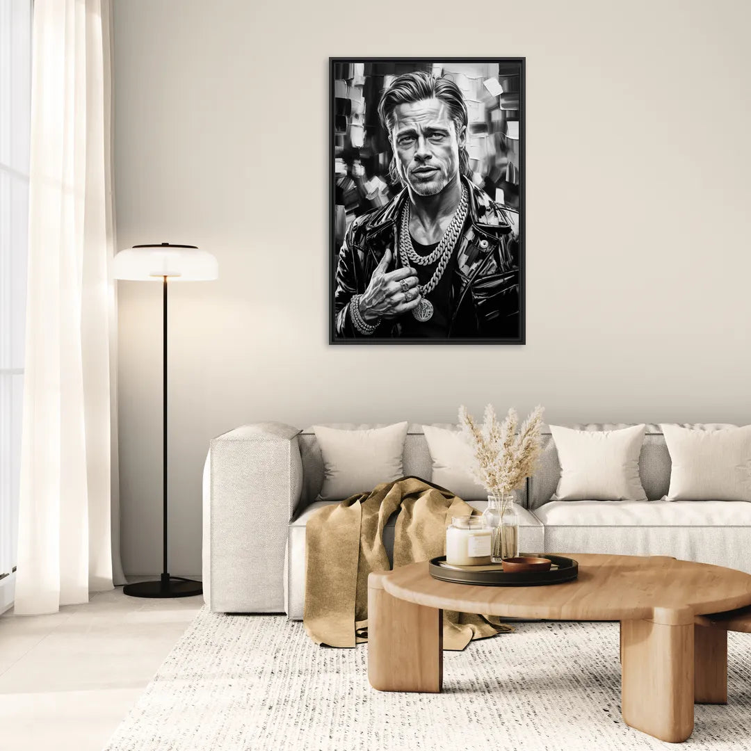 Fight Legacy 2.0 - Living Room Black Frame Canvas