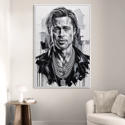 Fight Legacy Sitting Room - White Canvas Wall Art