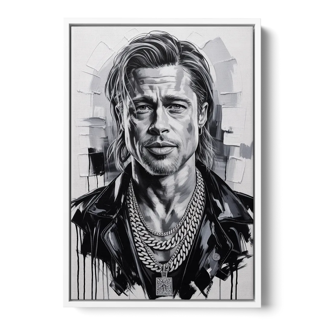 Fight Legacy Front - White Canvas Wall Art