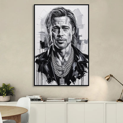 Fight Legacy Sitting Room - Black Canvas Wall Art