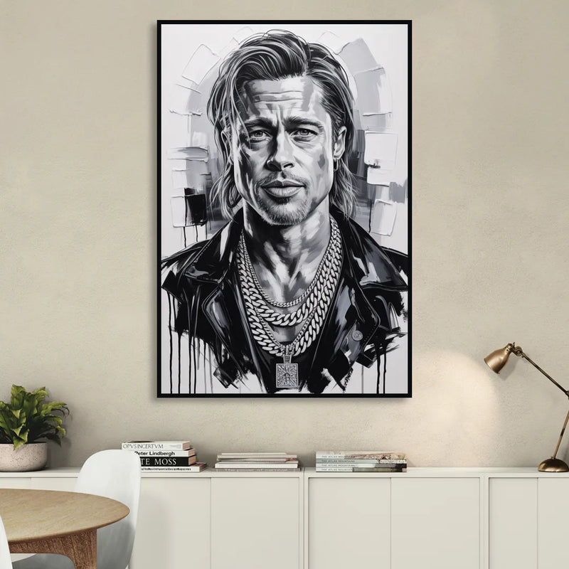 Fight Legacy Sitting Room - Black Canvas Wall Art