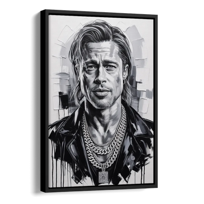 Fight Legacy Side - Black Canvas Wall Art