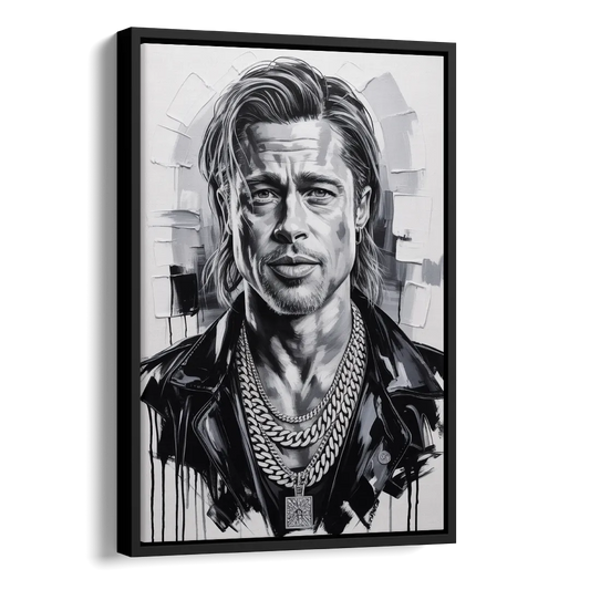 Fight Legacy Side - Black Canvas Wall Art