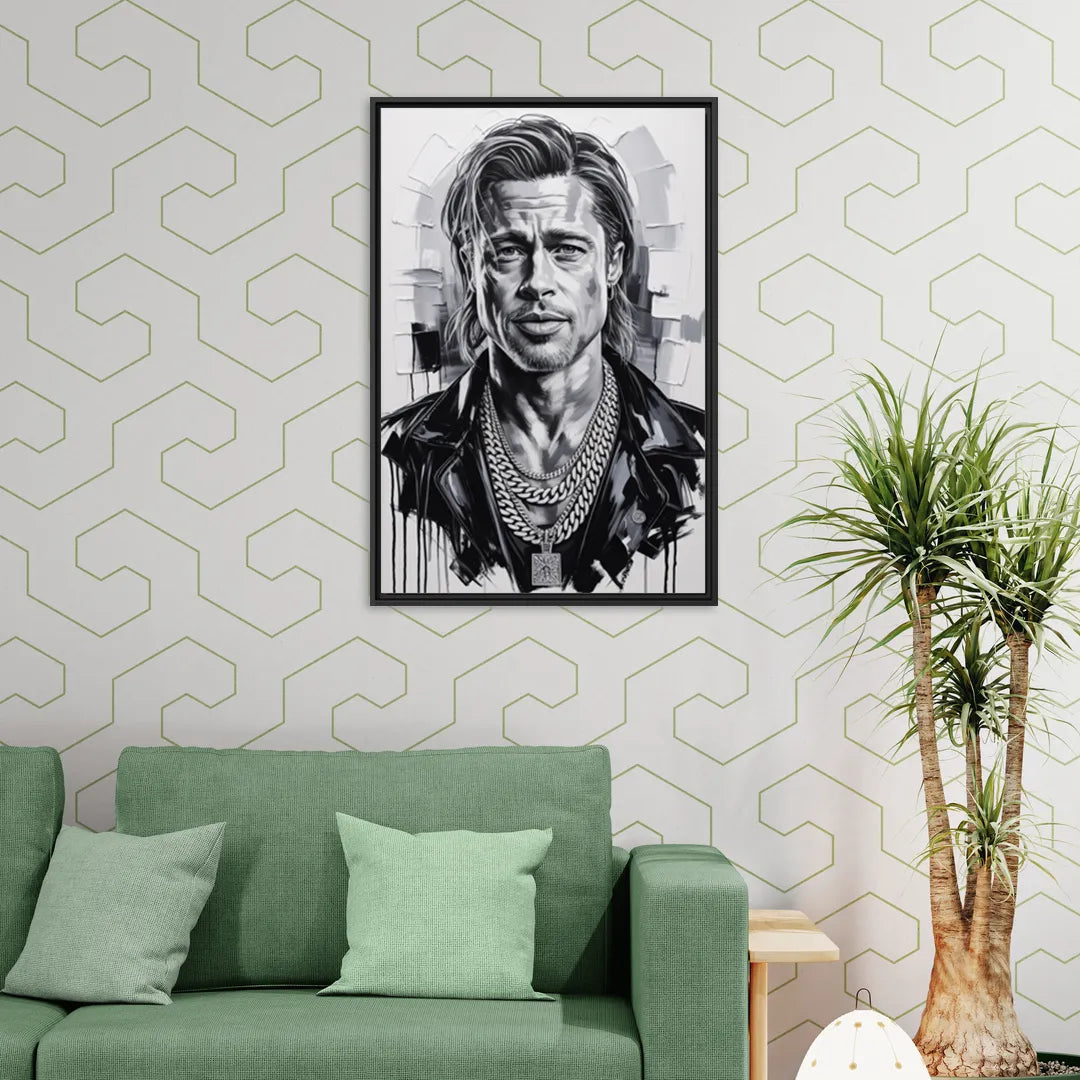 Fight Legacy - Living Room Black Frame Canvas