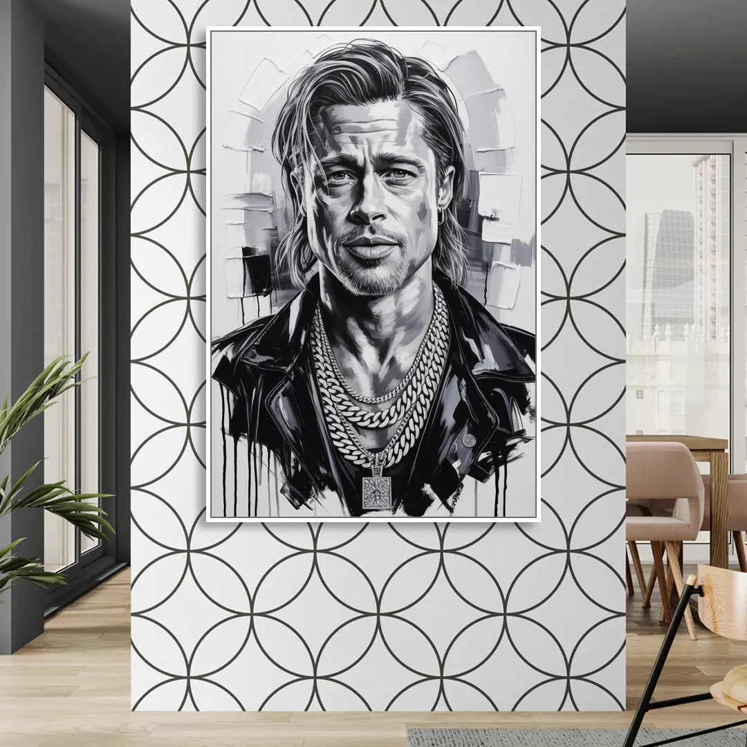 Fight Legacy Living Room - White Canvas Wall Art