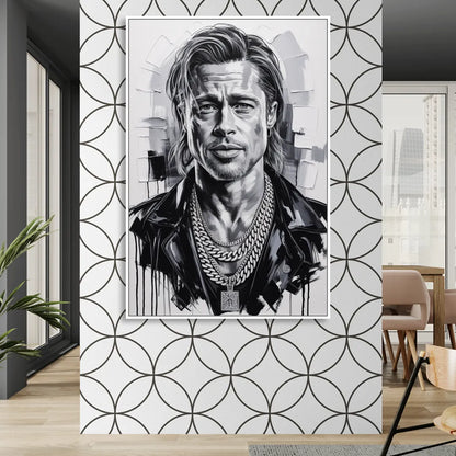 Fight Legacy Living Room - White Canvas Wall Art