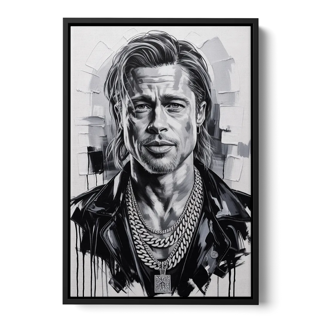 Fight Legacy Front - Black Canvas Wall Art