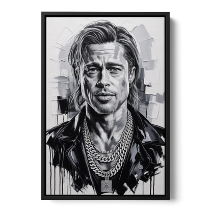 Fight Legacy Front - Black Canvas Wall Art