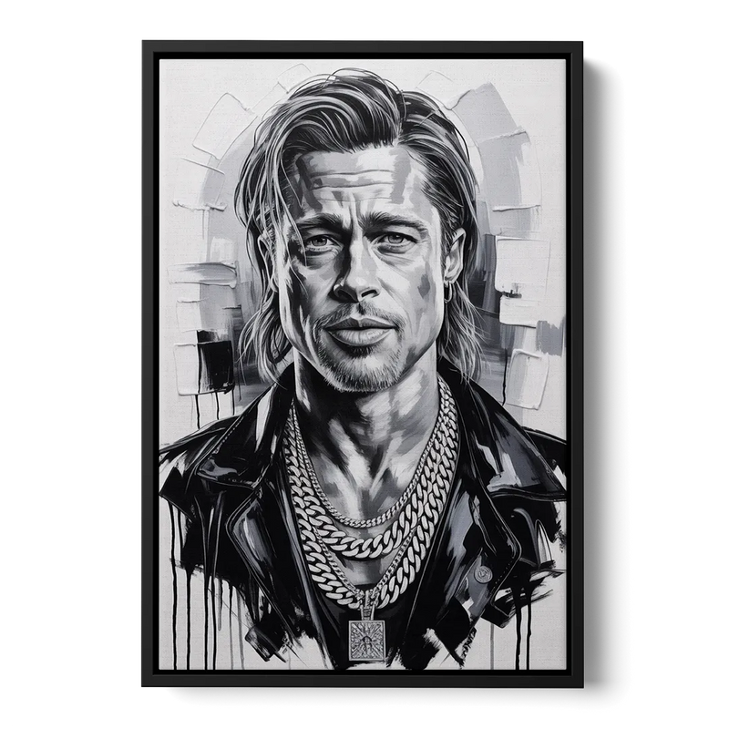 Fight Legacy Front - Black Canvas Wall Art