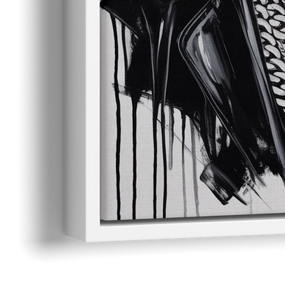 Fight Legacy - Close-Up White Frame Canvas
