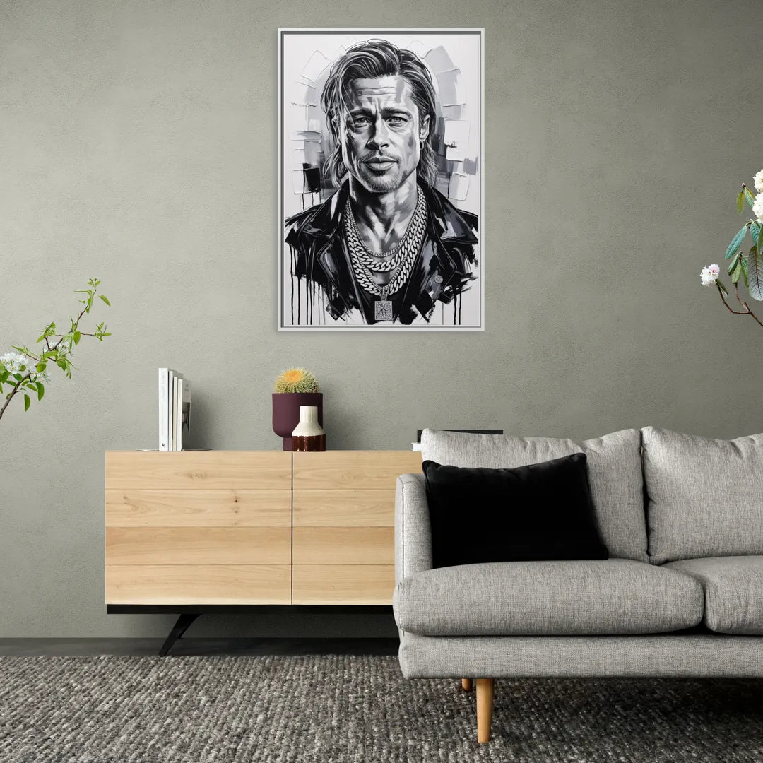 Fight Legacy - Living Room White Frame Canvas