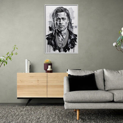 Fight Legacy - Living Room White Frame Canvas