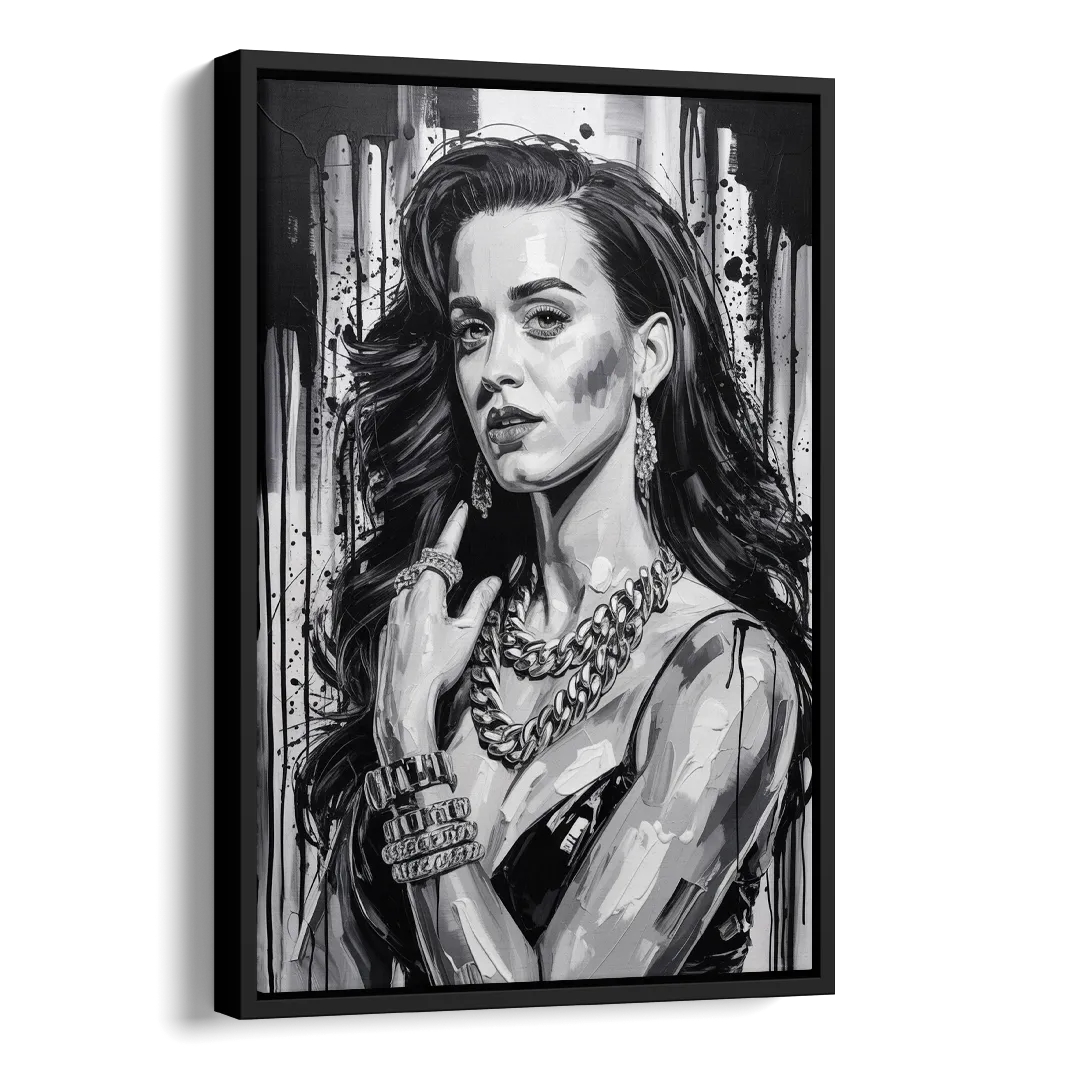 Firework 2.0 Side - Black Canvas Wall Art