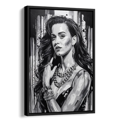 Firework 2.0 Side - Black Canvas Wall Art