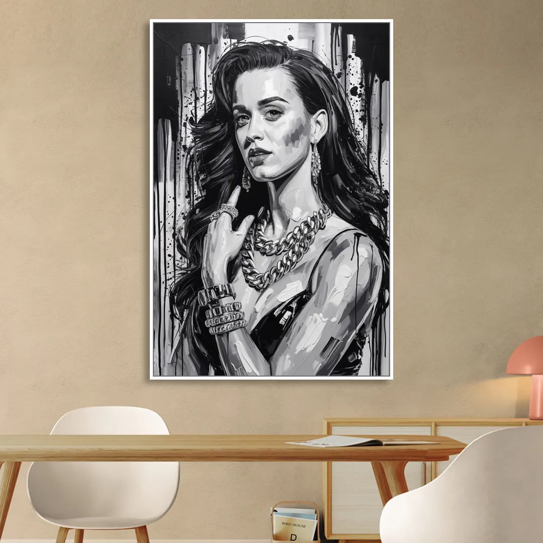 Firework 2.0 Sitting Room - White Canvas Wall Art