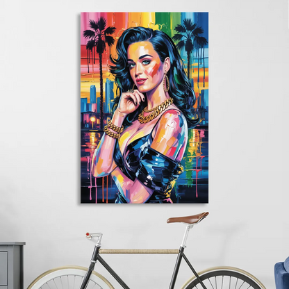 Firework Living Room - Canvas Wall Art