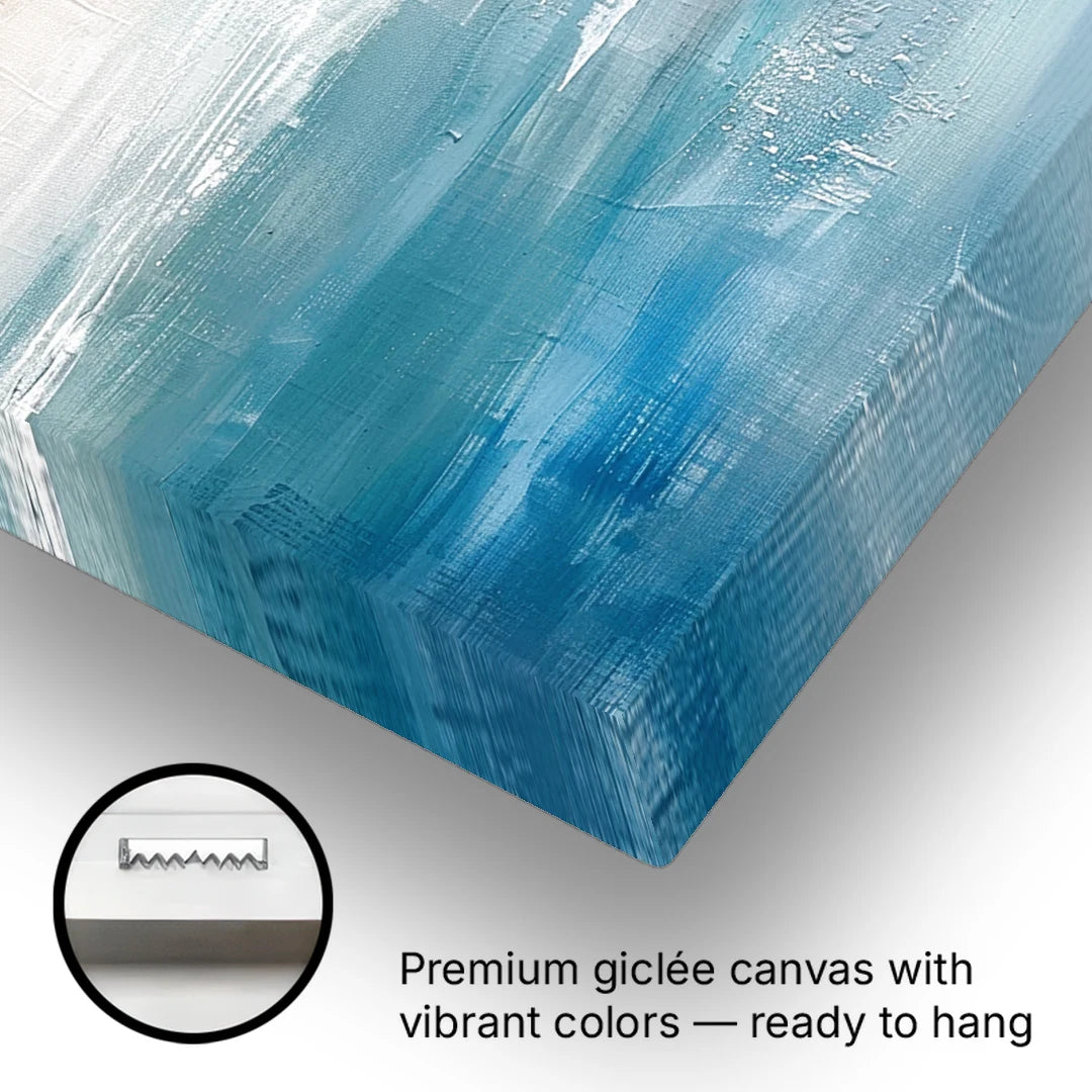First Light on Water - Canvas Wall Art - Gallery Wrap Corner