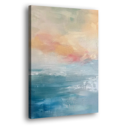 First Light on Water Side - Canvas Wall Art