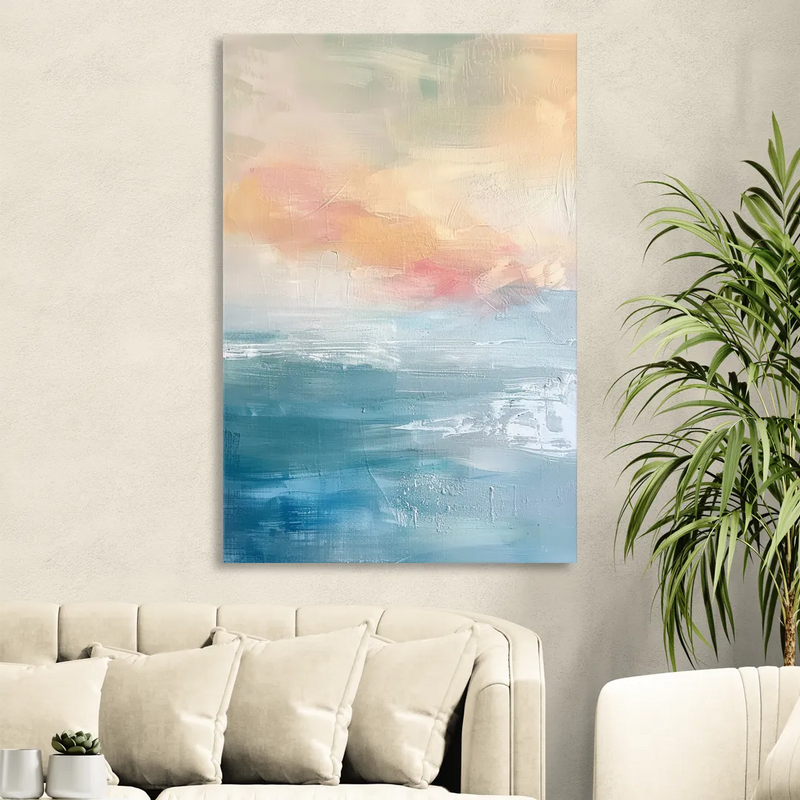 First Light on Water Sitting Room - Canvas Wall Art
