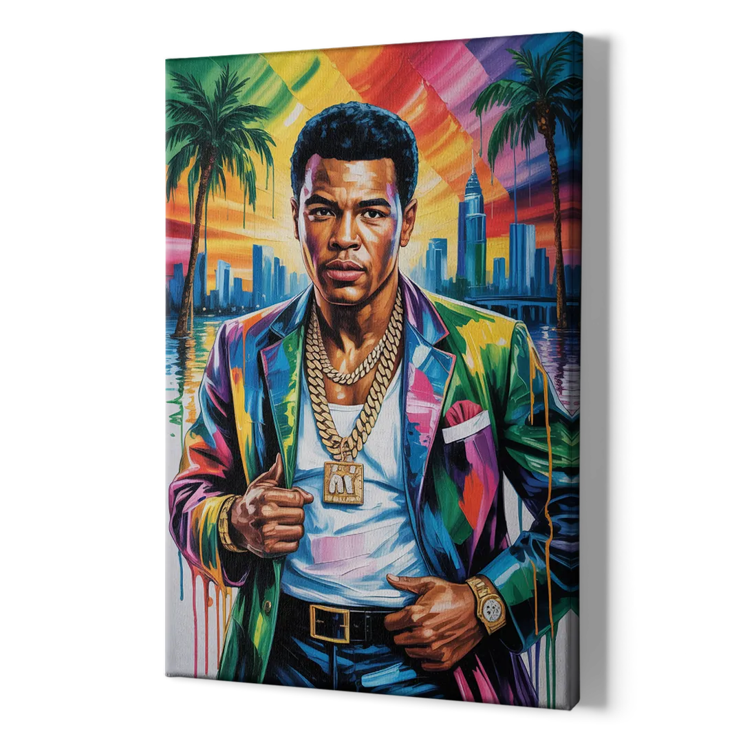 Float Like 2.0 - Canvas Print Art Sides