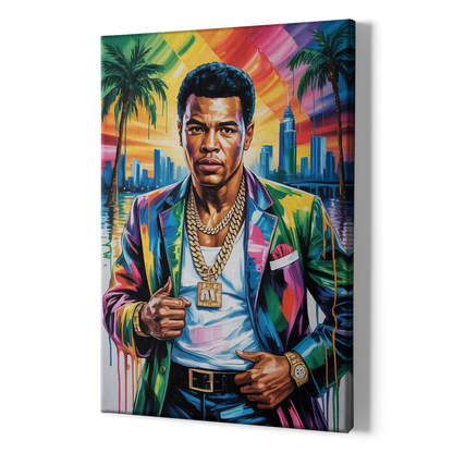 Float Like 2.0 - Canvas Print Art Sides