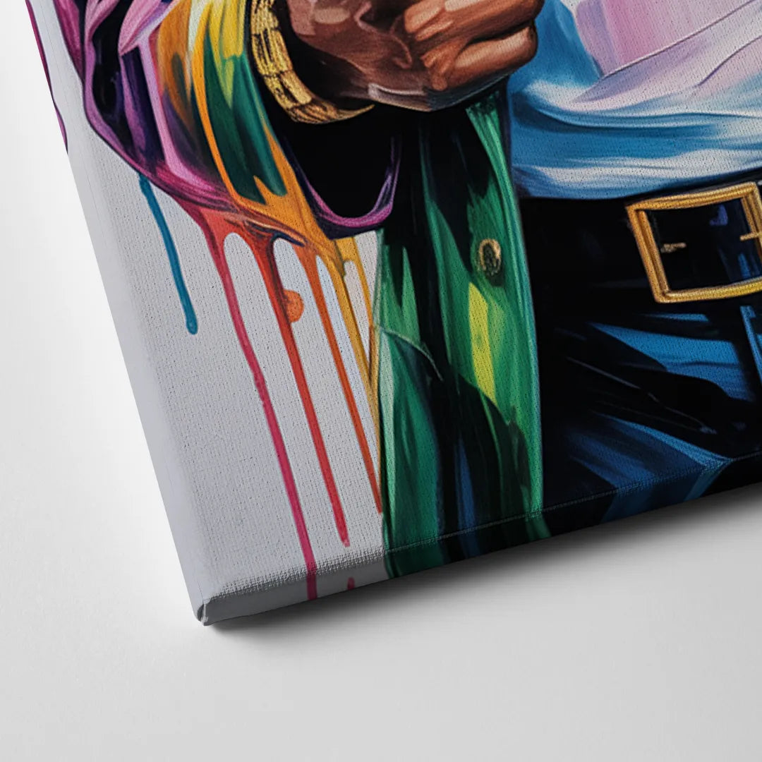 Float Like 2.0 Canvas Close Up