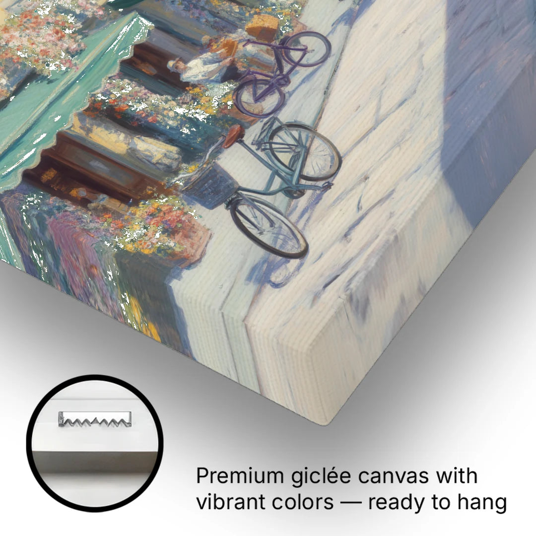 Florentine Streets - Canvas Wall Art - Gallery Wrap Corner