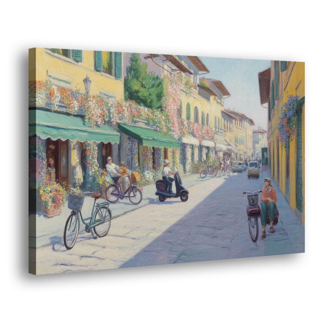 Florentine Streets Side - Canvas Wall Art