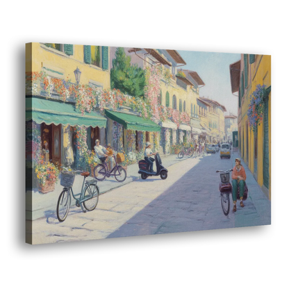 Florentine Streets Side - Canvas Wall Art