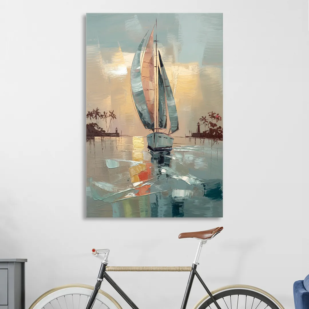 Fort Lauderdale Nautical Charm Sitting Room - Canvas Wall Art