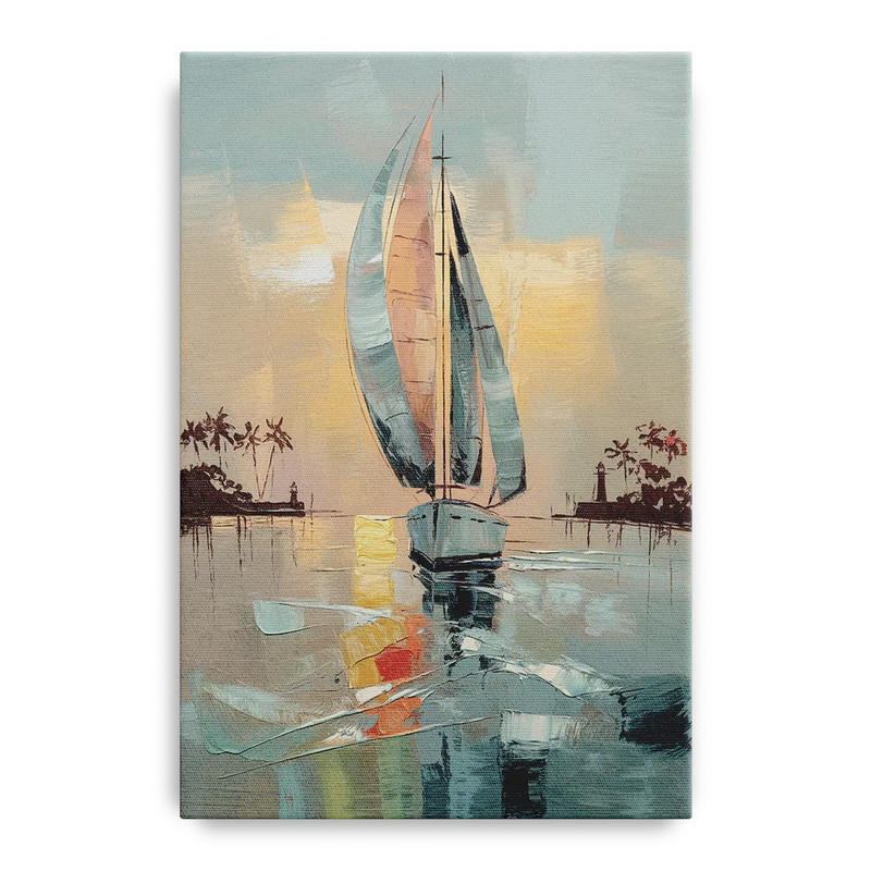 Fort Lauderdale Nautical Charm Front - Canvas Wall Art