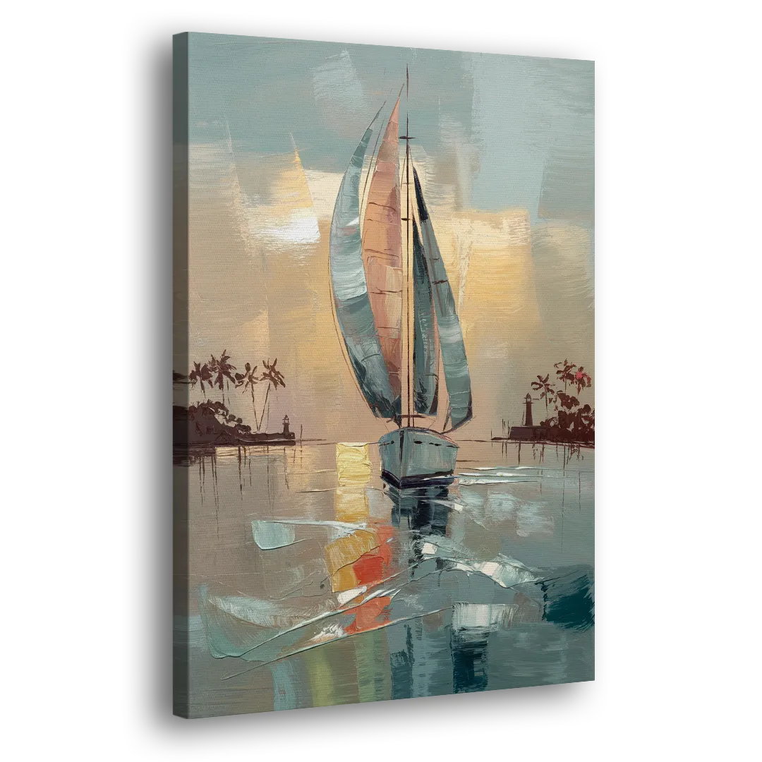 Fort Lauderdale Nautical Charm Side - Canvas Wall Art