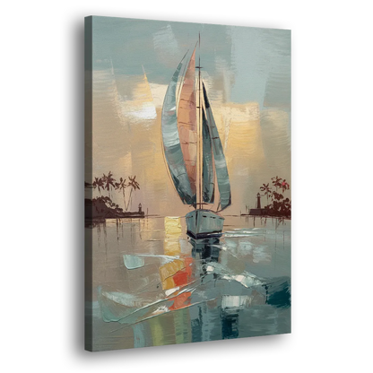Fort Lauderdale Nautical Charm Side - Canvas Wall Art