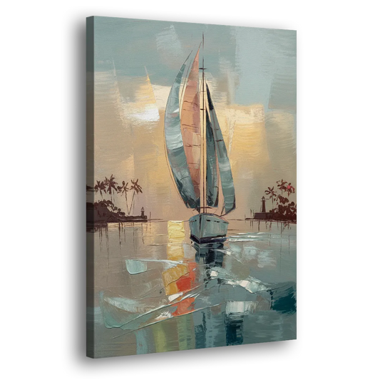 Fort Lauderdale Nautical Charm Side - Canvas Wall Art