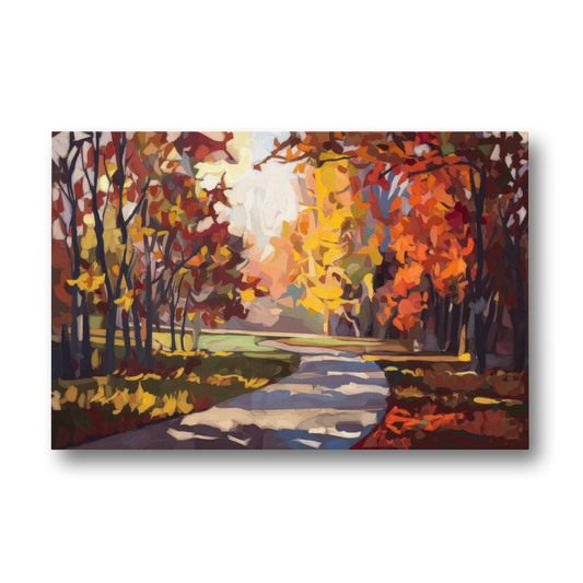 Fort Wayne Autumn Colors - Canvas Wall Art - Front