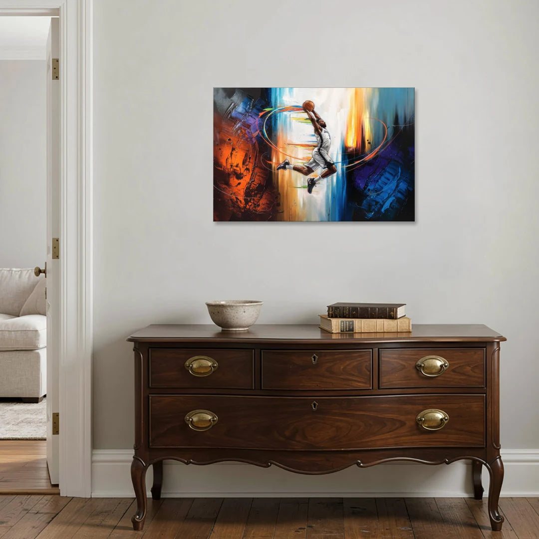 Fort Wayne Basketball Pride - Canvas Wall Art - Coffee Table - 36x24