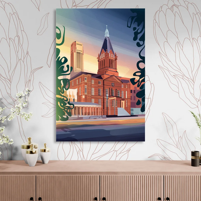 Fort Wayne Historic Landmarks Sitting Room - Canvas Wall Art