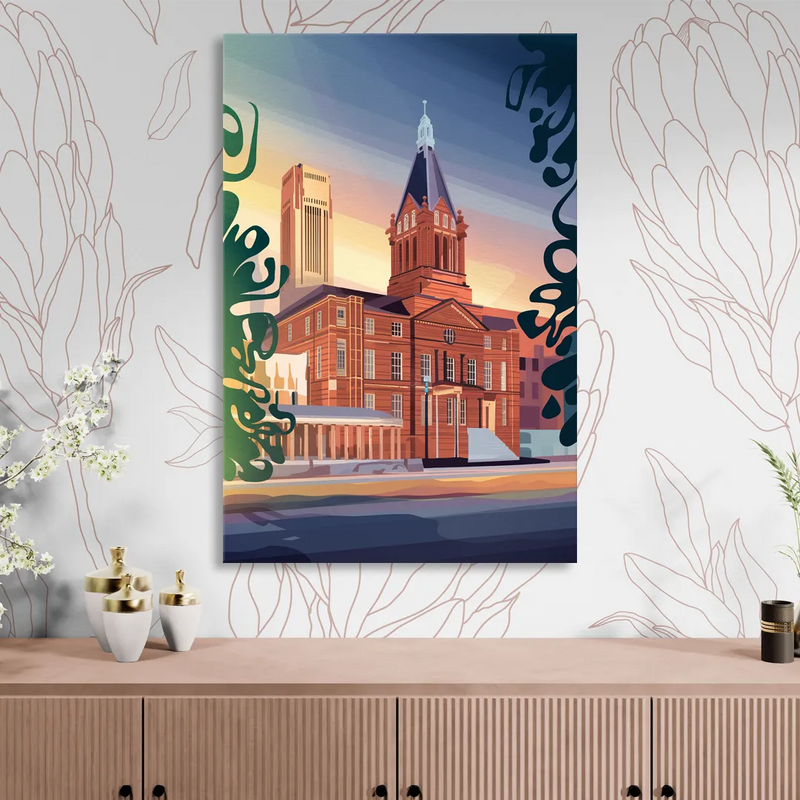 Fort Wayne Historic Landmarks Sitting Room - Canvas Wall Art