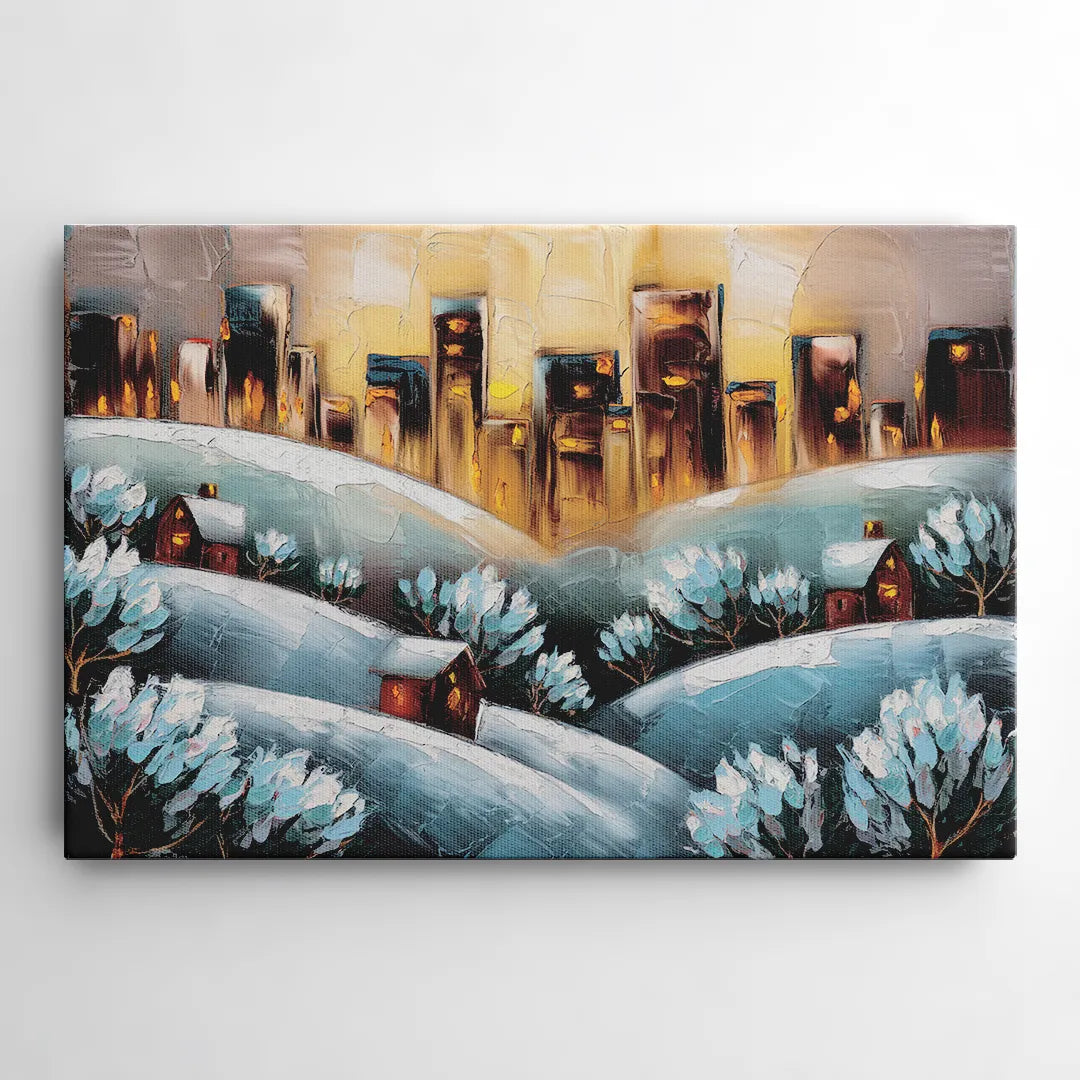 Fort Wayne Winter Wonderland - Canvas Wall Art