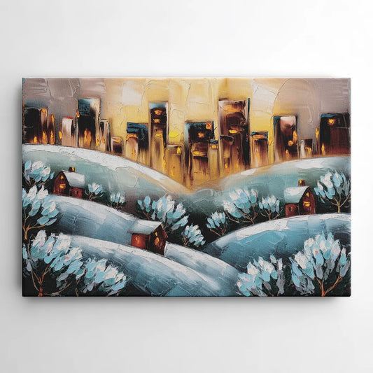 Fort Wayne Winter Wonderland - Canvas Wall Art