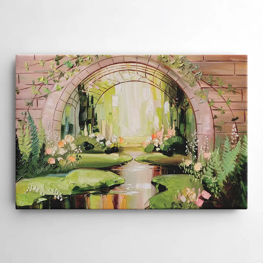 Fort Worth Botanical Gardens View - Canvas Wall Art