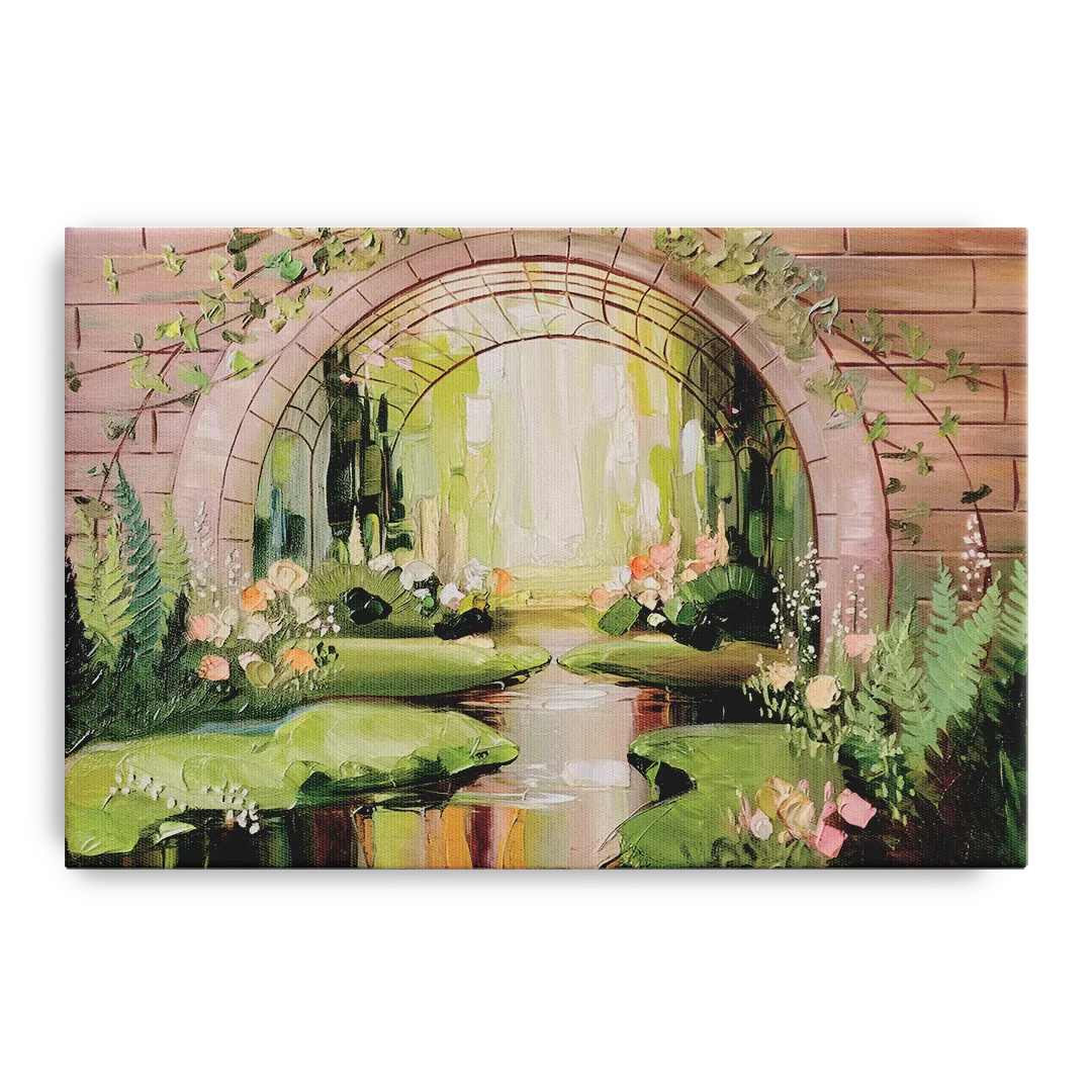 Fort Worth Botanical Gardens View Front - Canvas Wall Art