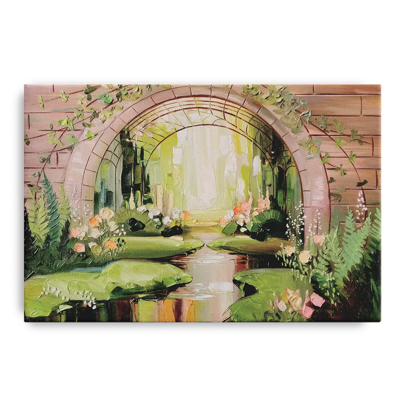 Fort Worth Botanical Gardens View Front - Canvas Wall Art