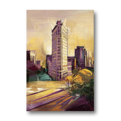 Fort Worth Historic Architecture - Canvas Wall Art - Front