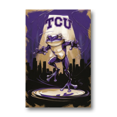 Fort Worth TCU Horned Frogs Pride - Canvas Wall Art - Front