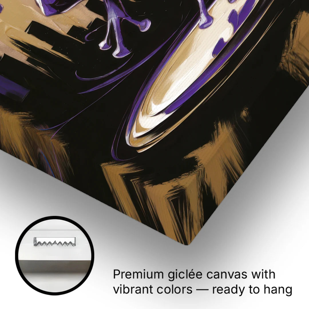 Fort Worth TCU Horned Frogs Pride - Canvas Wall Art - Gallery Wrap Corner